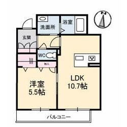 グランべレオ南本庄三丁目の物件間取画像